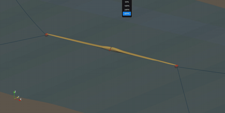Repurposed-blade hinged-raft wave energy converter simulation